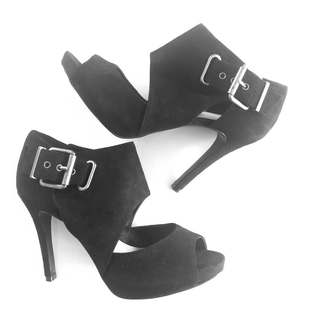 ✨NWOT Nine West Open Toe Booties